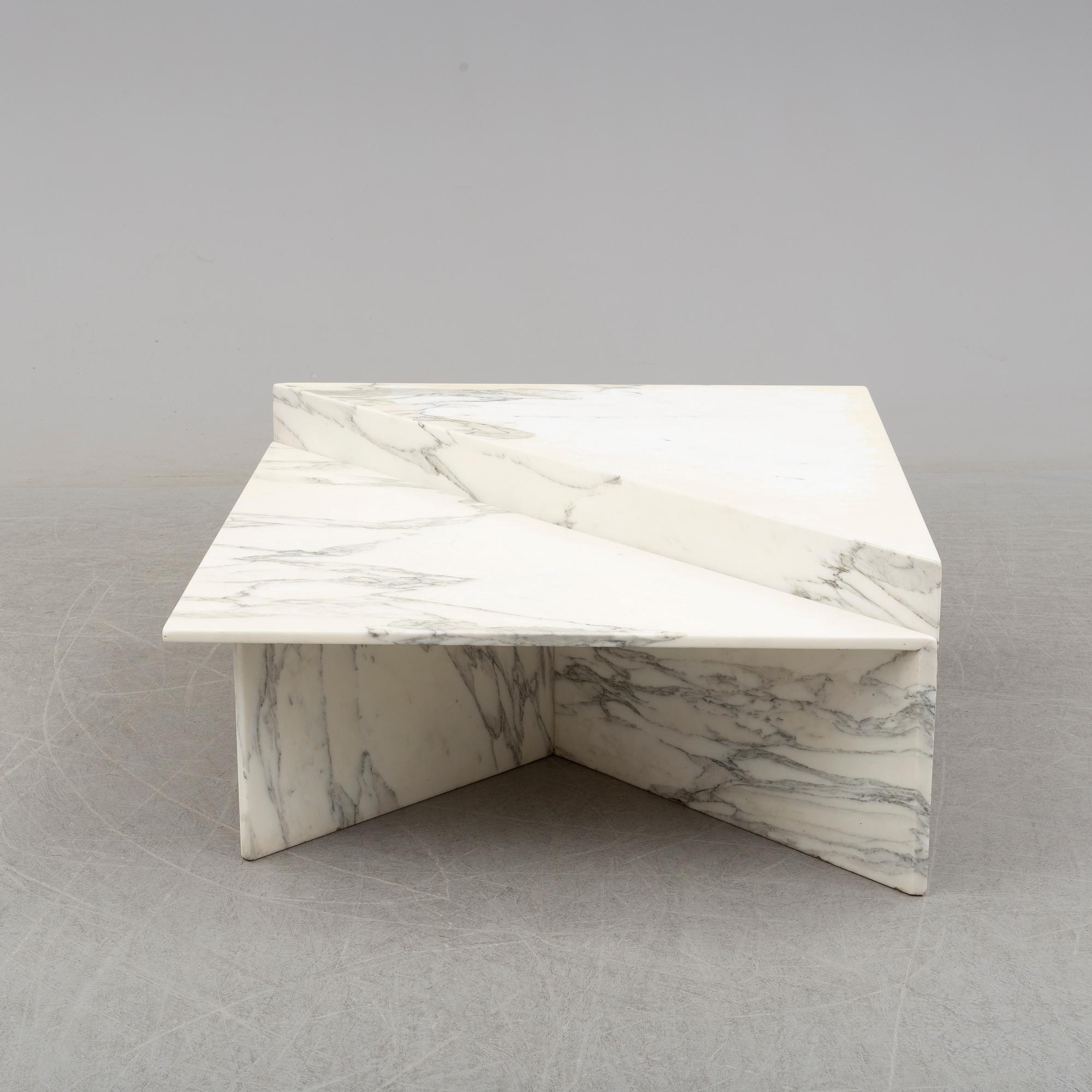 SOFFBORD, marmor, italien, 1970-tal.
