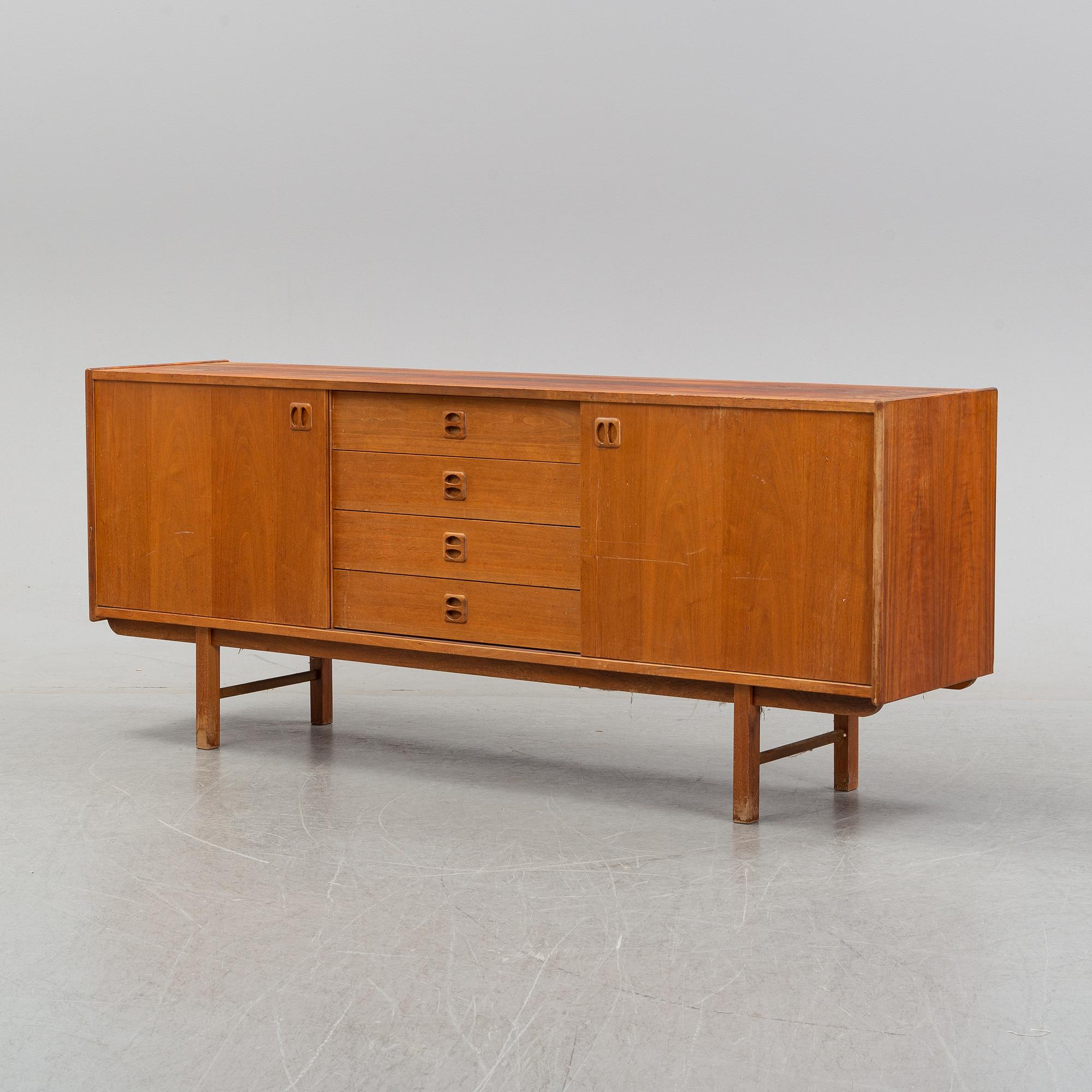 A teak veneered 'Korsör' sideboard from IKEA, 1960's.