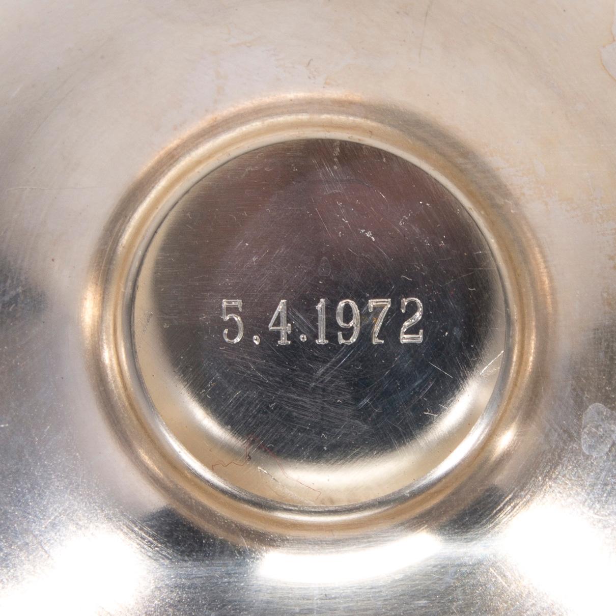 KAFFEKANNA, SOCKERSKÅL OCH MJÖLKKANNA, silver, Kultakeskus, Tavastehus 1971, vikt 804 g.