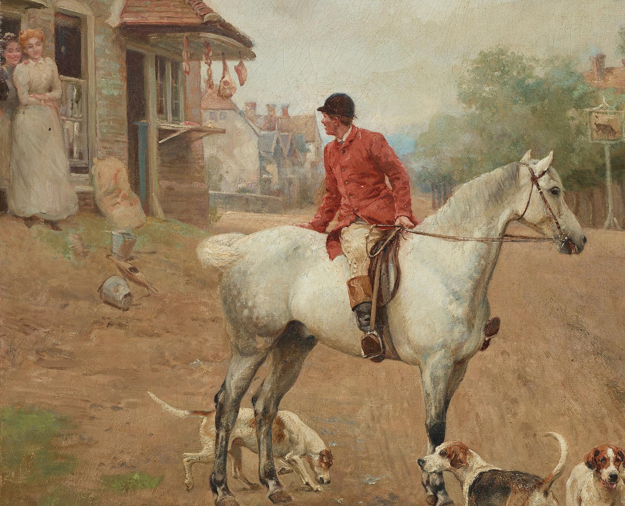Alfred William Strutt, Rävjakten - straffet.