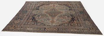 A Kashan 'Mohtasham' carpet, Central Persia, c. 342 x 242 cm.