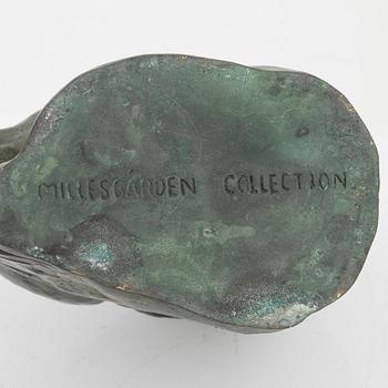 Carl Milles, efter. Skulptur. Brons. Märkt Millesgården under.