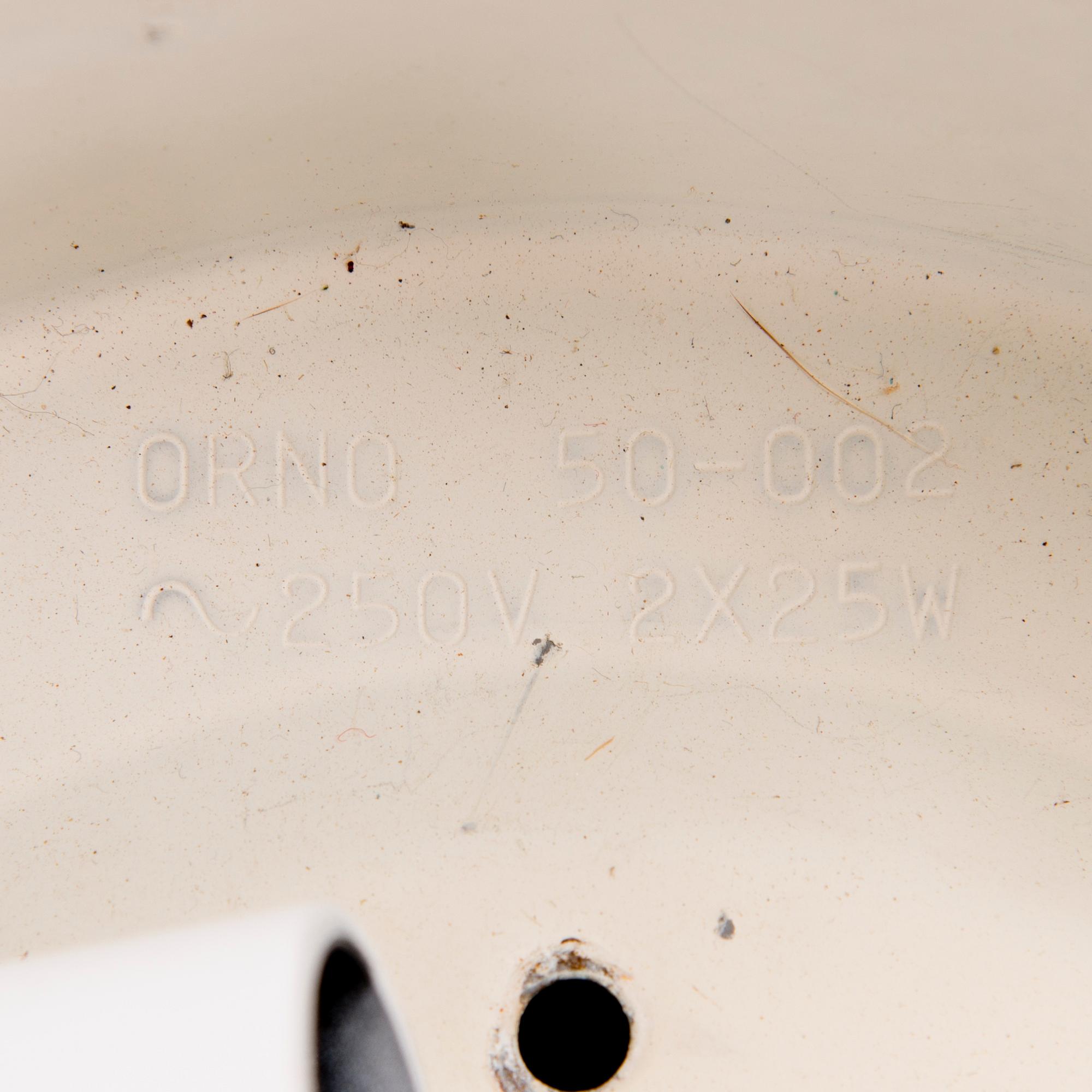 A PAIR OF WALL LAMPS / CEILING LAMPS, "AJ-Eklipta", Louis Poulsen/ license Orno1960s.