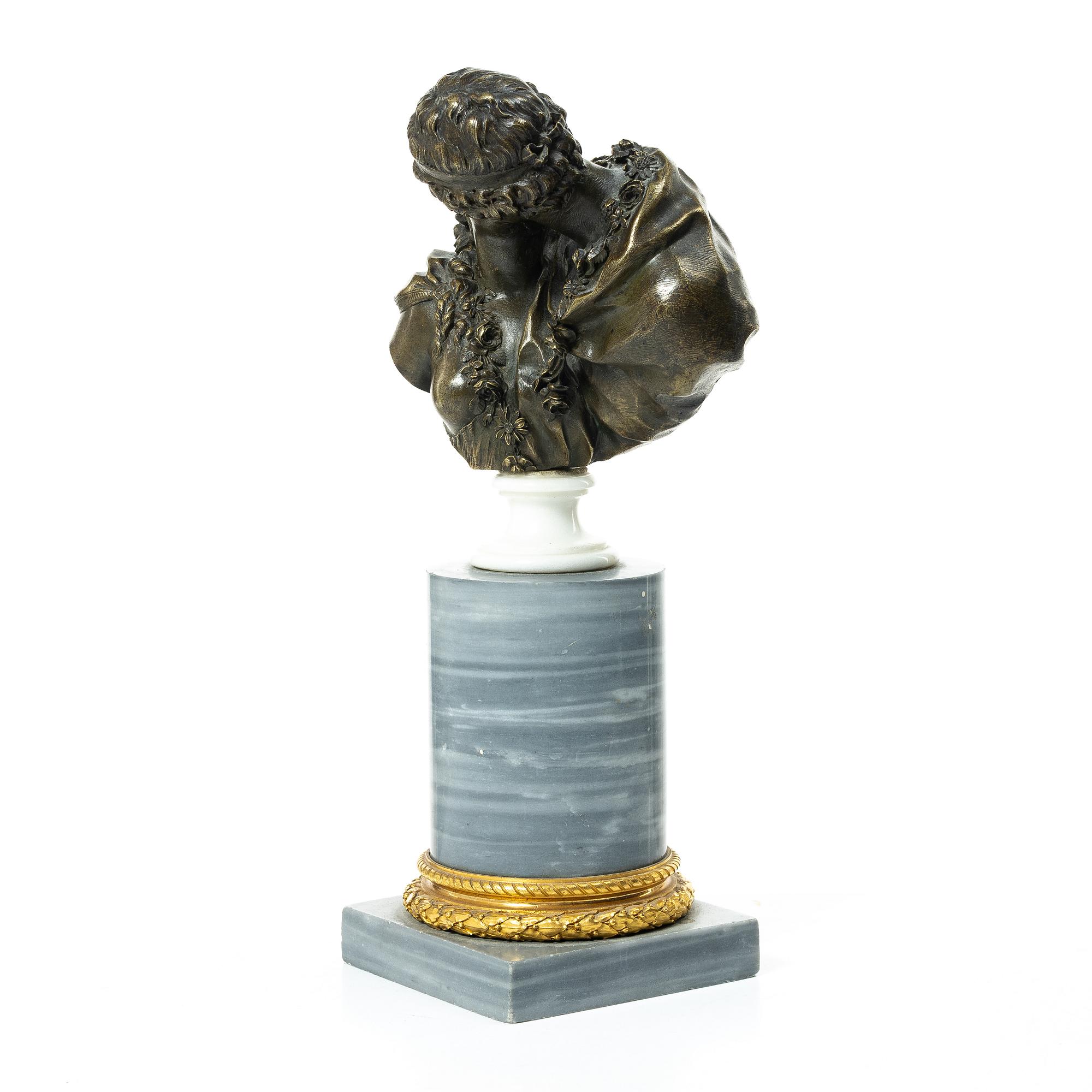 Jean-Antoine Houdon, after, "The Kiss".