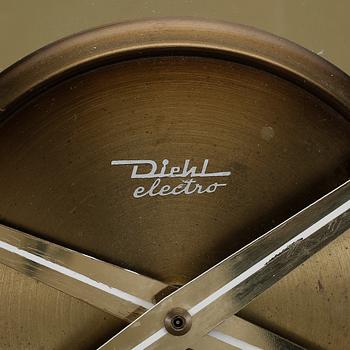 VÄGGKLOCKA, Diehl electro, 1930-tal.