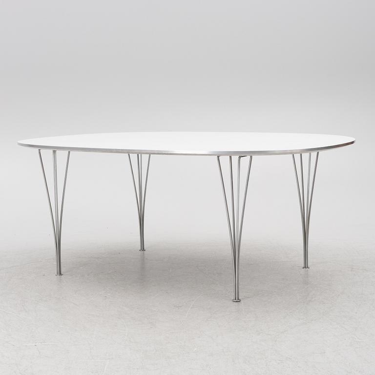 Bruno Mathsson & Piet Hein, table, "Superellipse", Fritz Hansen, Denmark.