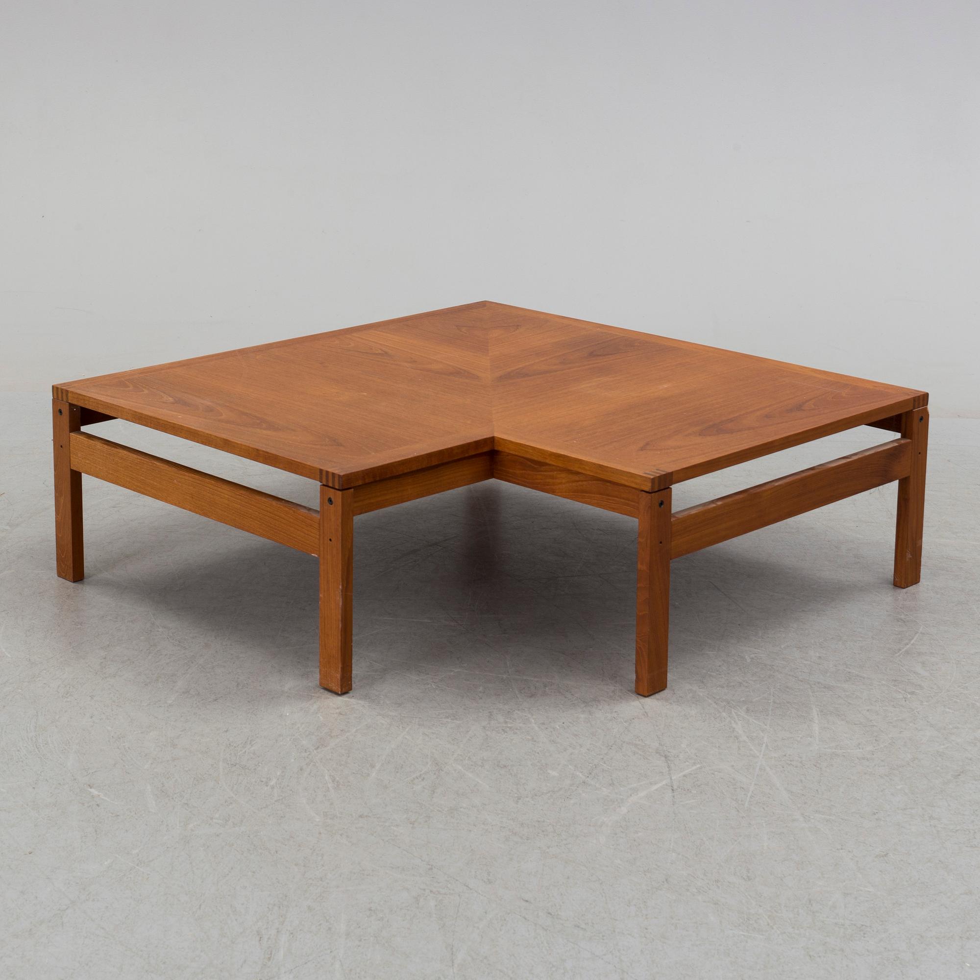 TOREN LIND & OLE GJERLOV, soffbord samt fåtöljer, tre delar, France & Son, Danmark.