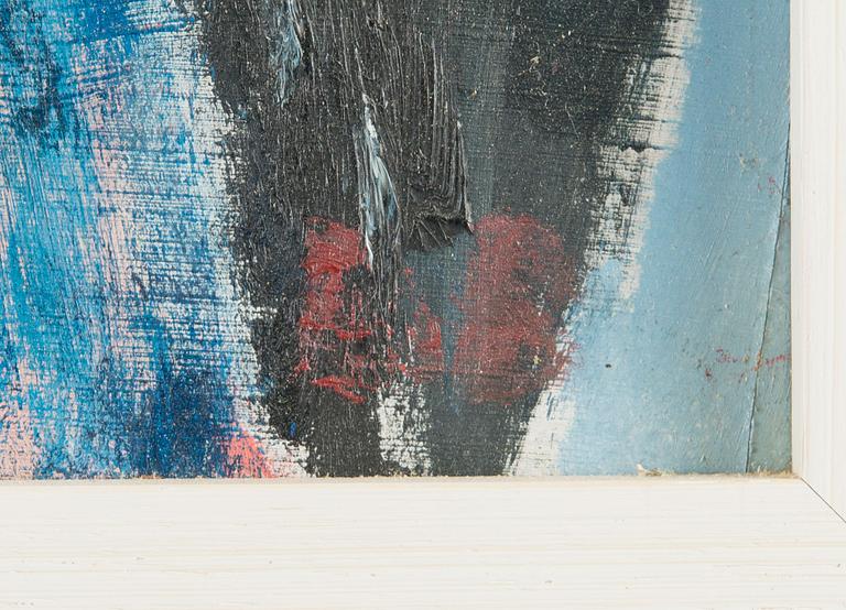 Eero von Boehm, oil on board, signed.