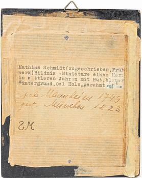 Mathias Schmid, tillskriven, Man i hatt.