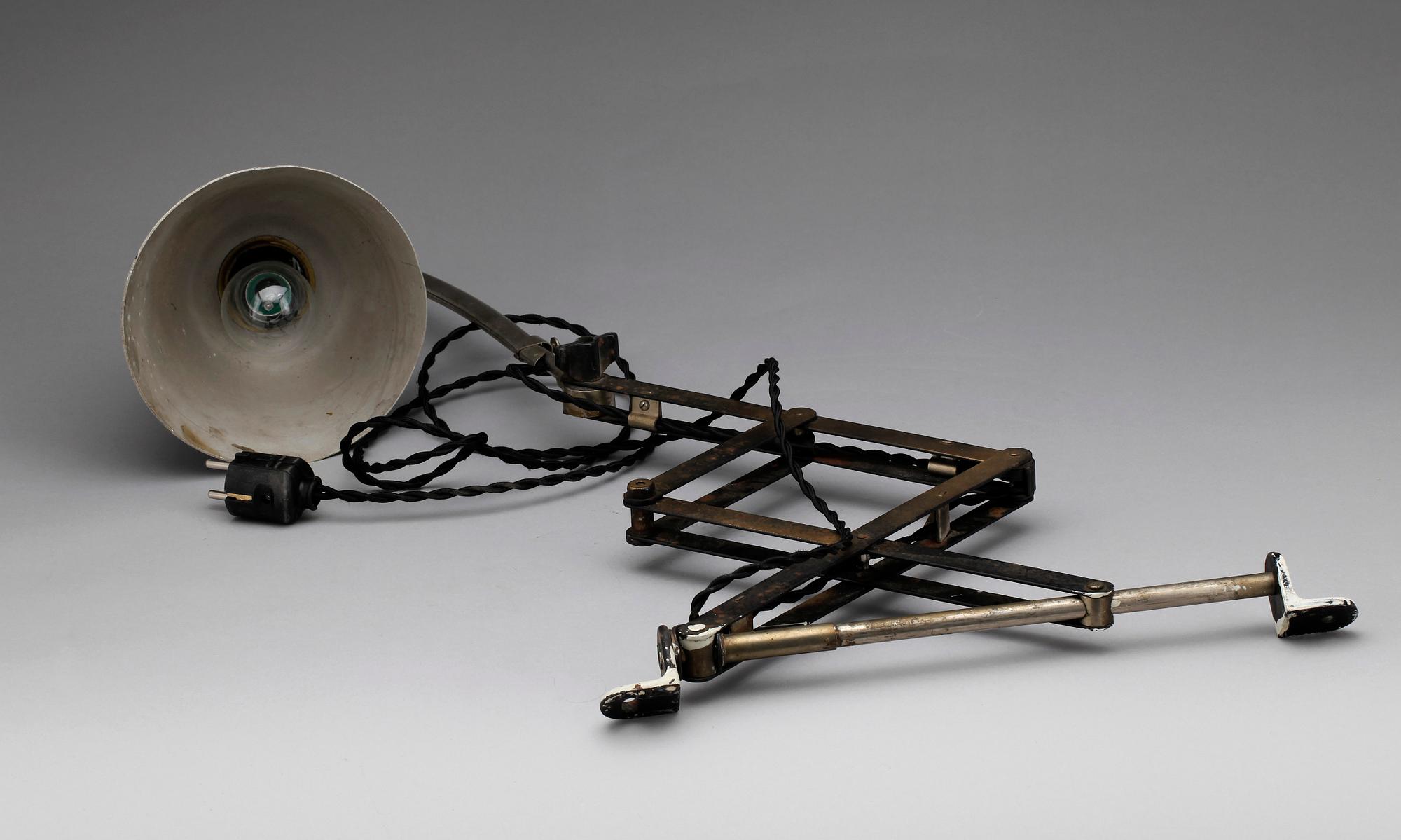 VÄGGLAMPA, Modell 11, Curt Fischer, Midgard, Bauhaus, 1920-tal.
