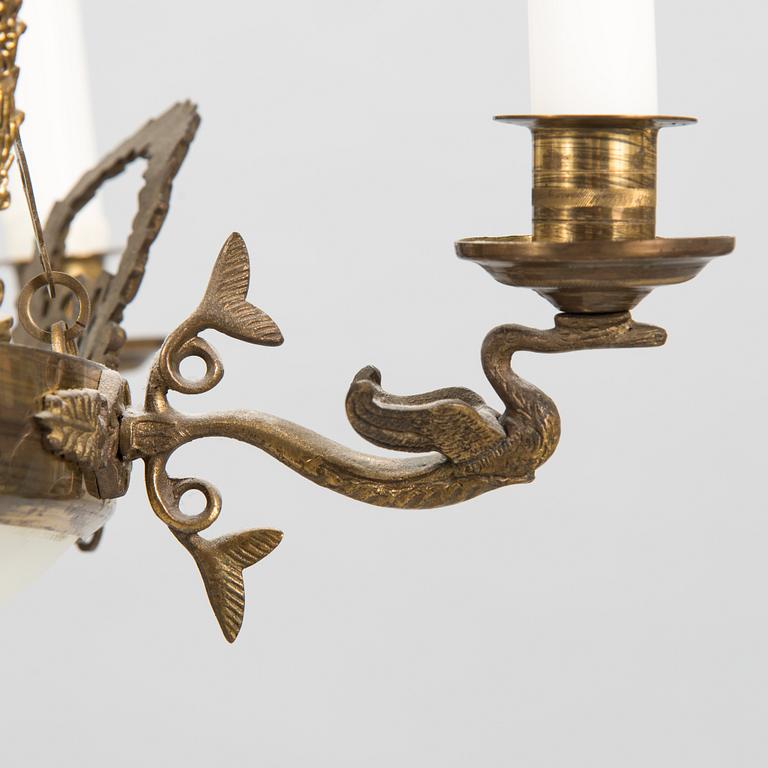 Taklampa / takampel, empirstil, 1900-talets mitt.