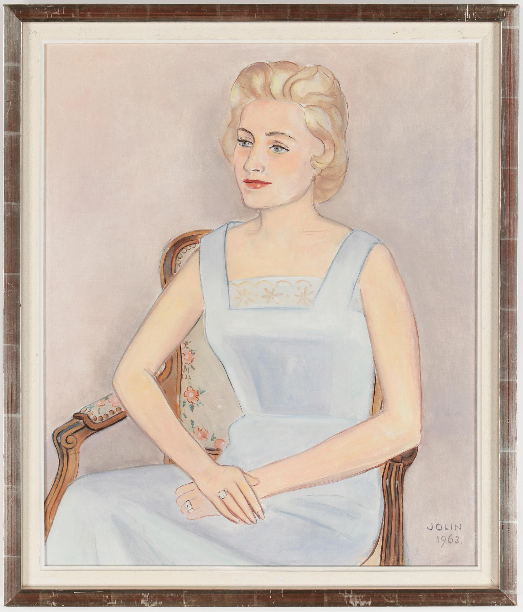 EINAR JOLIN, Olja på duk, signerad och daterad 1963.