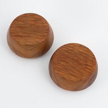 Magnus Ek, a set of eight cherry wood serving platters for Oaxen Krog, 2019.