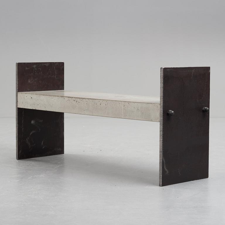 GEORG TOTH, a bench, signed and dated 2000.