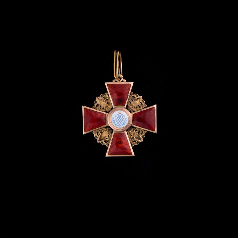 ORDER OF ST. ANNA  III CLASS. ОРДЕН СВ. АННЫ III КЛАССА.