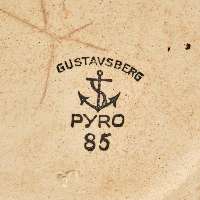 Wilhelm Kåge, 43-pieces of a 'Pyro' service including coffee grinder and spice rack, Gustavsberg, Sweden, 1930 and 1955.
