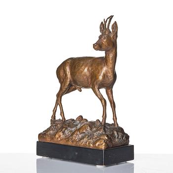 Märta Améen, sculpture, deer.