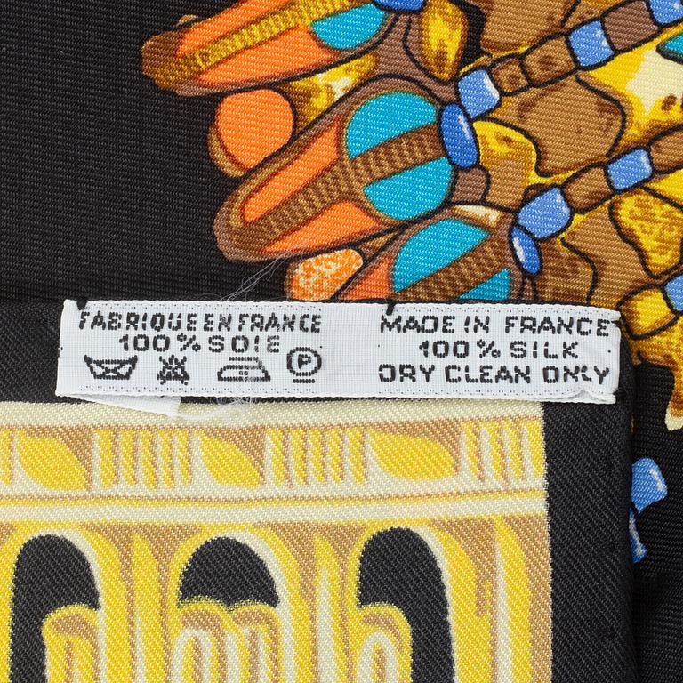 Hermès, scarf, "Tutankhamun".