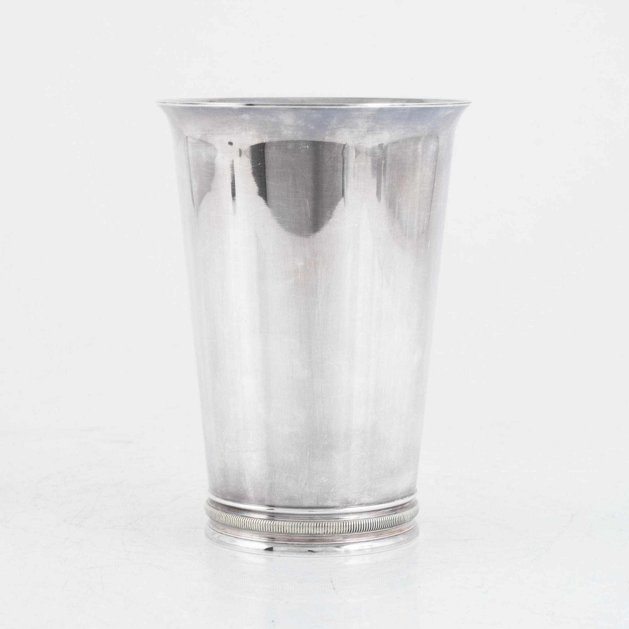 GAB, bägare / vas, sterlingsilver, Stockholm 1936.