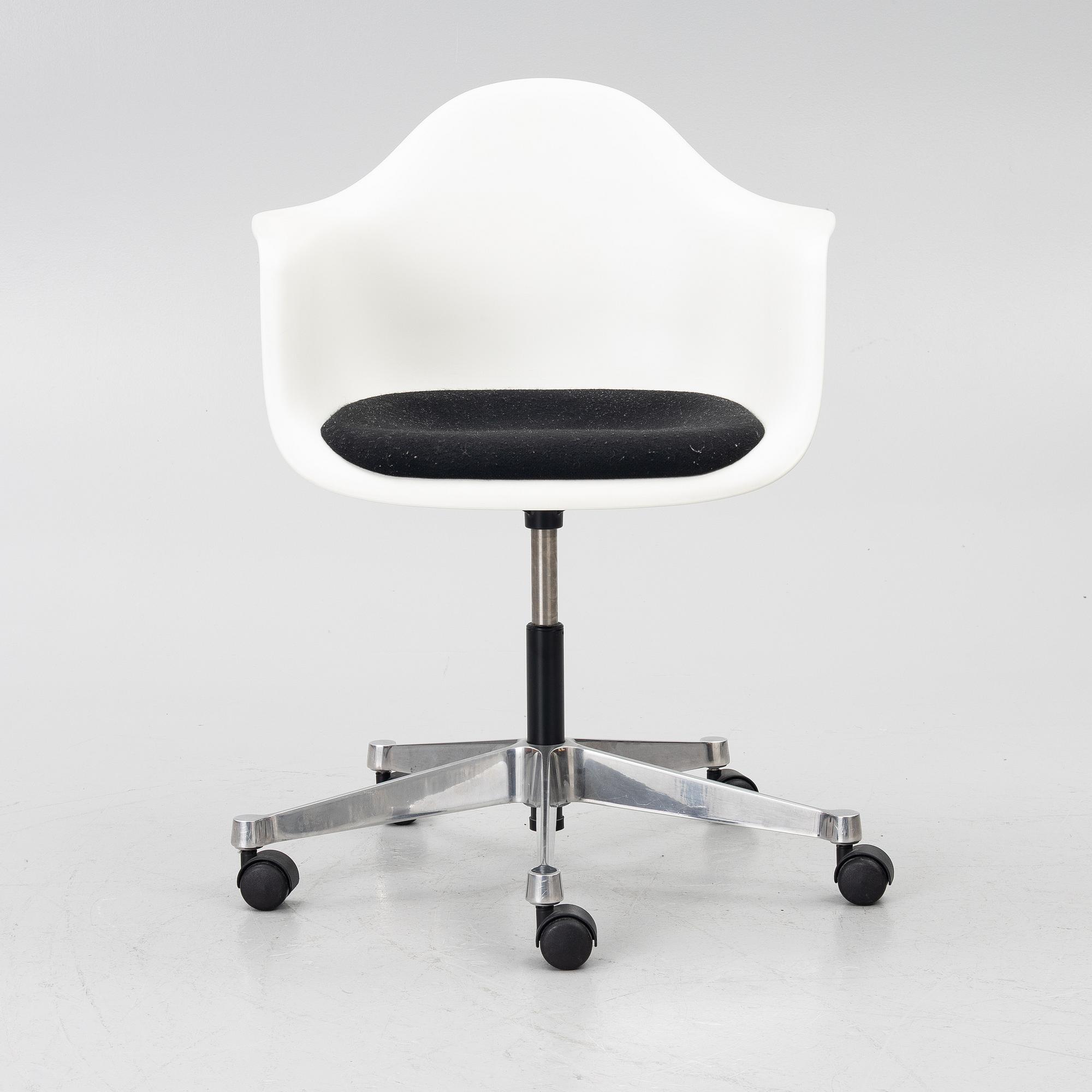 Charles & Ray Eames, a 'Plastic Chair PACC' desk chair, Vitra, 2010.