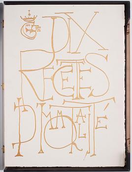 Salvador Dalí, Portfolio, "Dix Recettes d'Immortalité" (11).