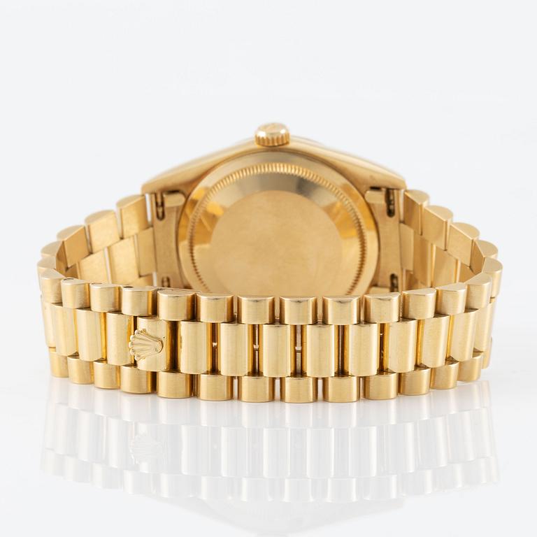 Rolex, Day-Date, "Swiss Only Onyx Dial", ca 1995.