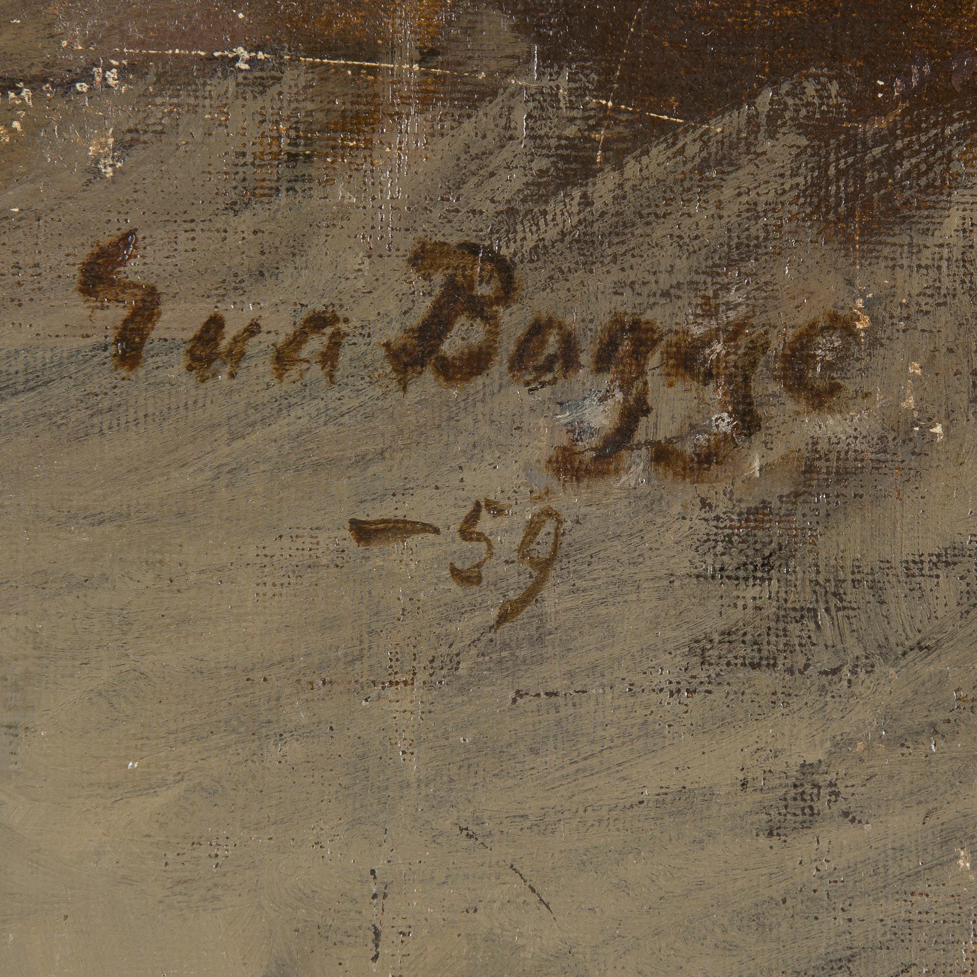 EVA BAGGE, olja på duk, signerad och daterad -59.