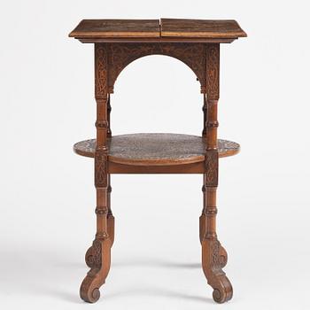 Table, probably Norway, Old Norse style, late 19th century.