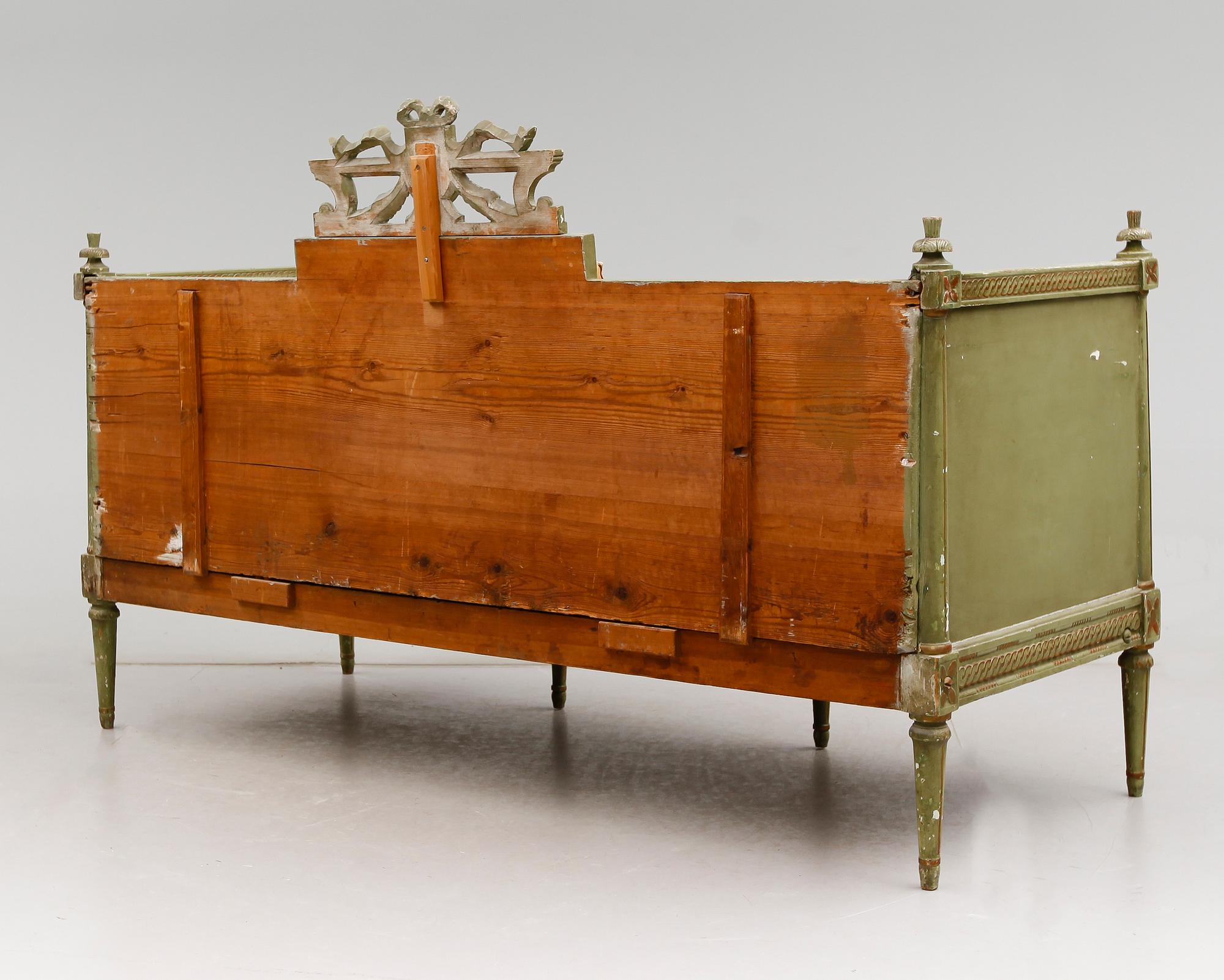SOFFA, gustaviansk, 1700-talets slut.
