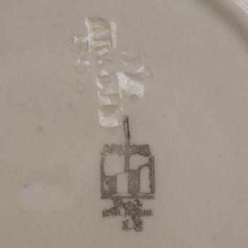 KAHVIASTIASTO, 22 osaa, posliinia, "Myrna", Arabia 1937-49.