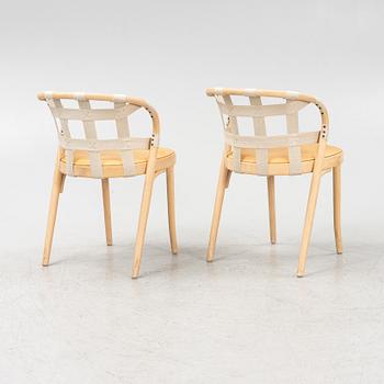 Front, a pair of beech 'Collage' chairs, Gemla, 2015.