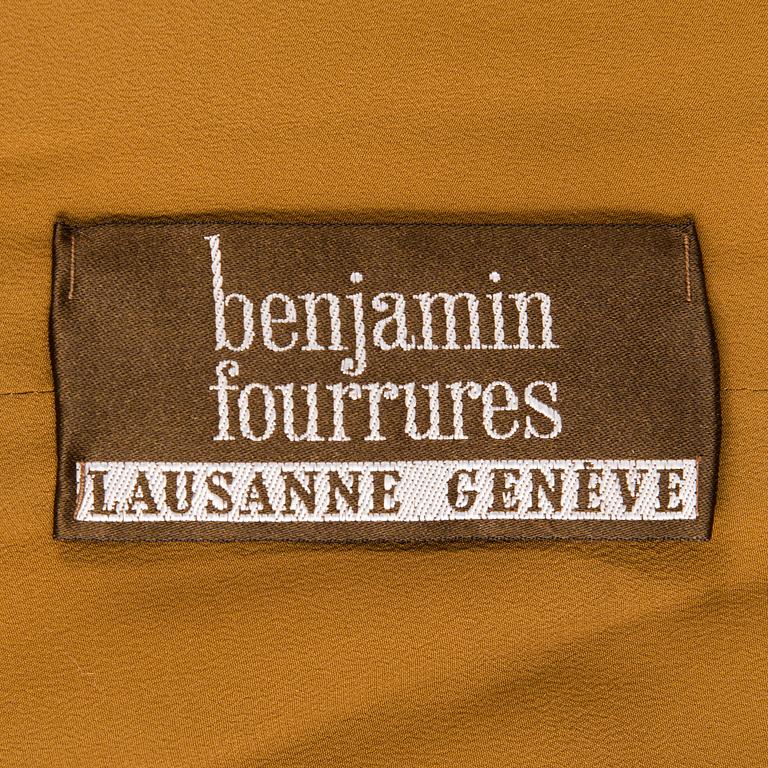 A Short Mink Coat by Benjamin Fourrures, Lausanne Geneve.