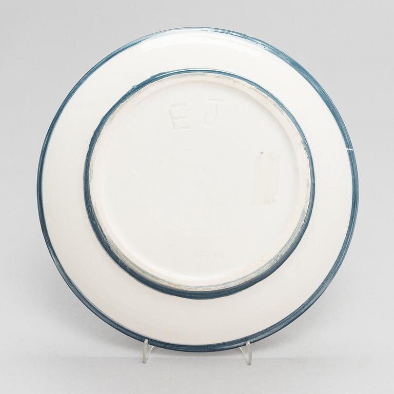 Elin Juselius, malja, signeerattu EJ Arabia.