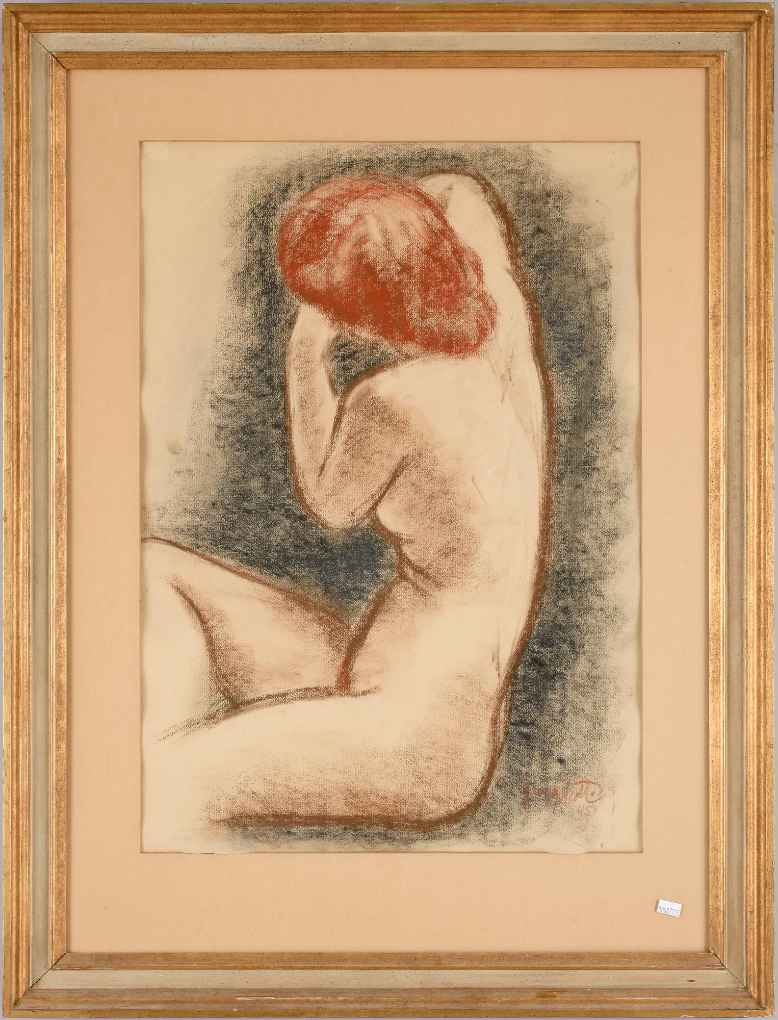 KURT LJUNGSTEDT, pastell, sign o dat 1945.