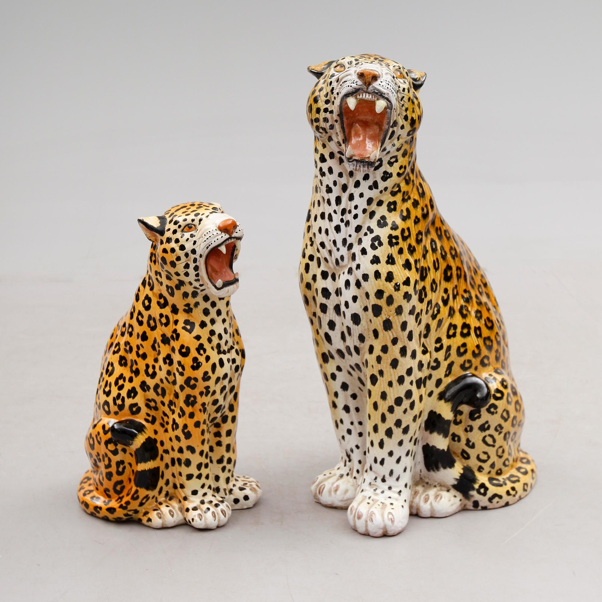 FIGURER, 2 st, keramik, Italien, 1900-/2000-tal.