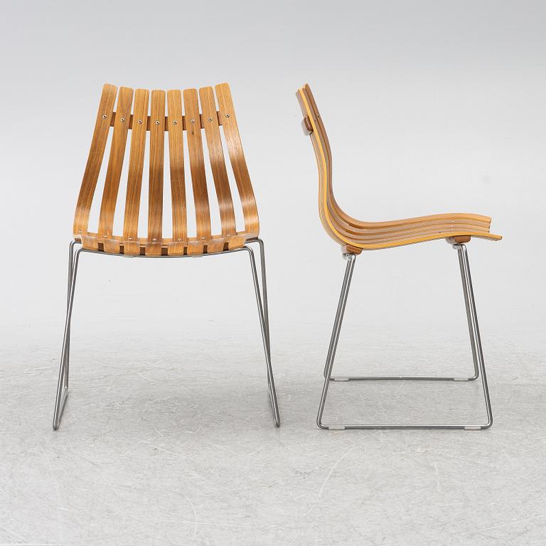 Hans Brattrud, ten chairs, 'Scandia Junior', Hove Möbler, Norway.