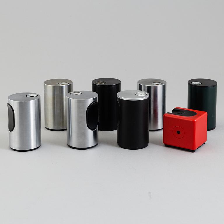 DIETER RAMS, table lighters, 8st., "T3" och "T2". Braun 1960-70´s.