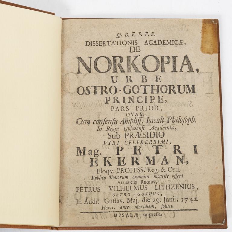 Böcker om Norrköping.