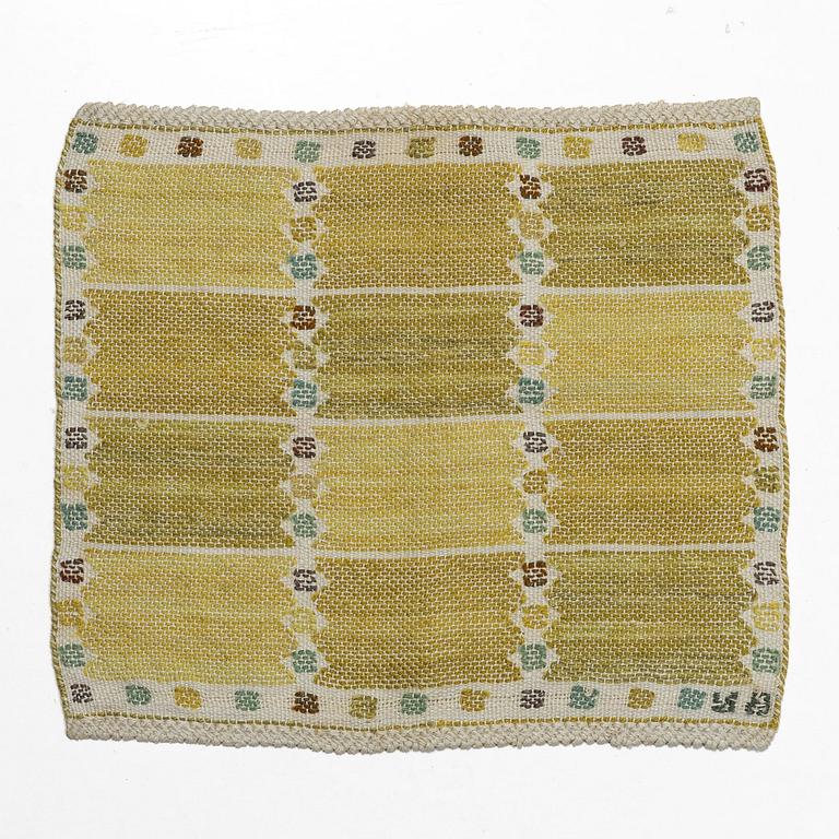 Barbro Nilsson, A "Bladen, gul" textile.