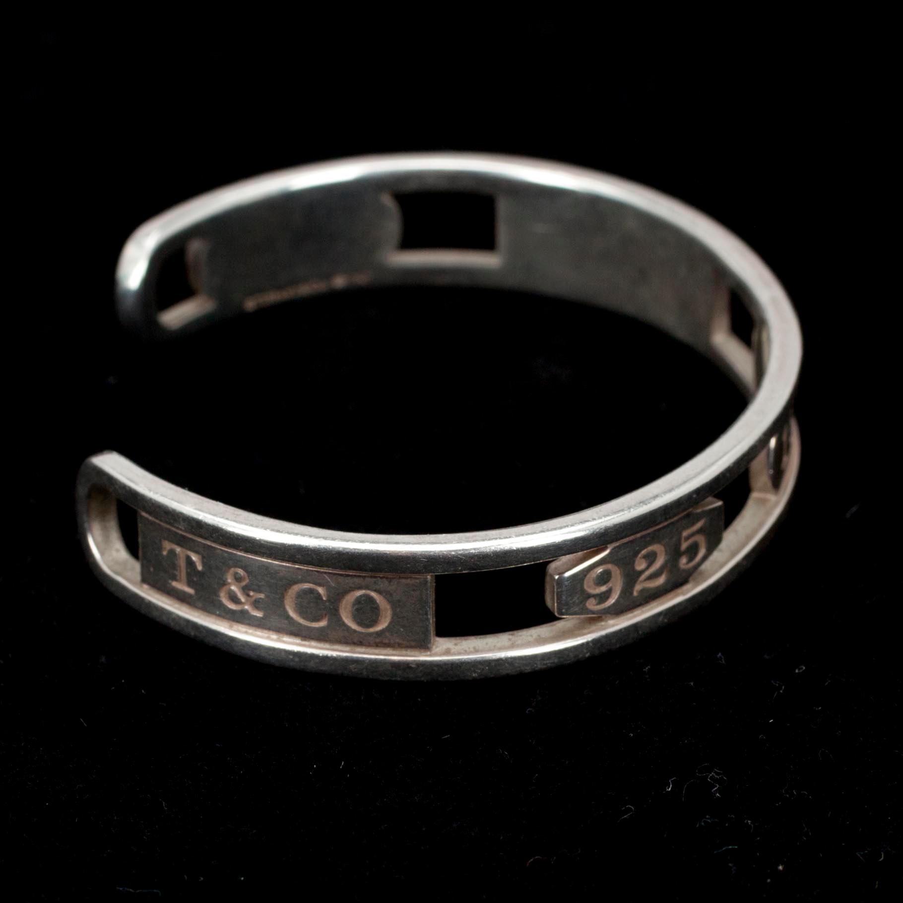 ARMBAND, sterlingsilver, Tiffany & Co. Tot vikt. 25 gr.