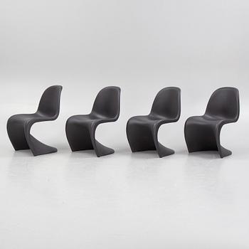 Verner Panton, stolar, 4 st, "Panton Chair", Vitra.