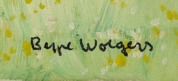 Beppe Wolgers, oil on canvas, signed.