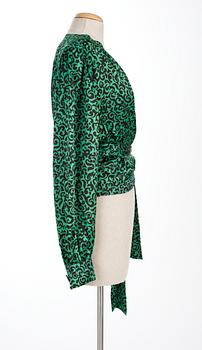 An Yves Saint Laurent blouse.