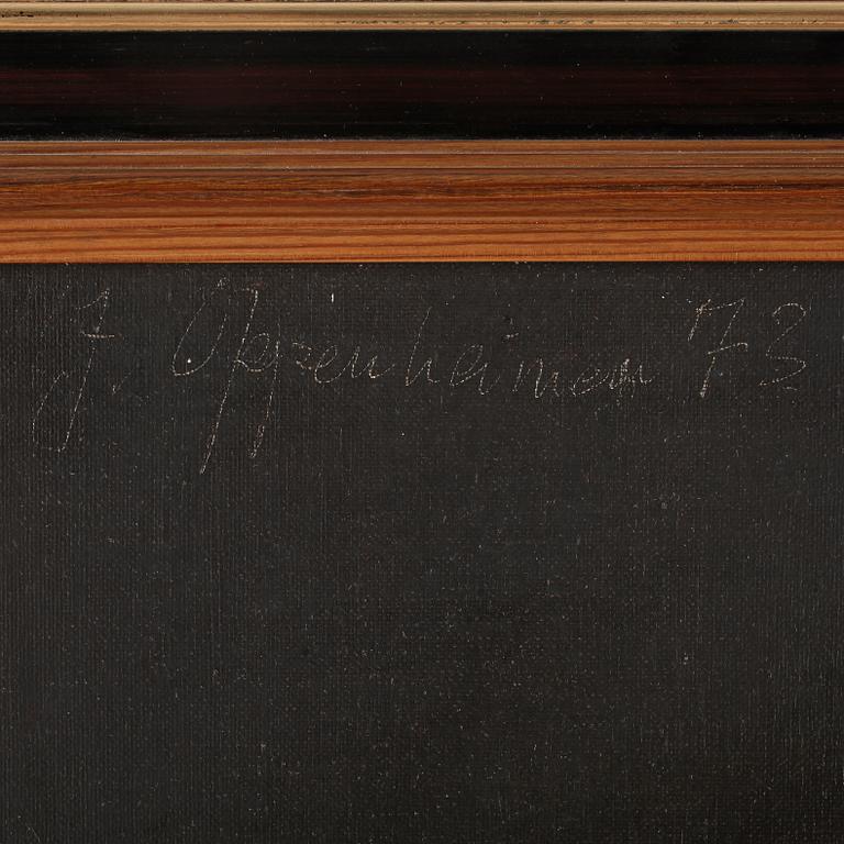 JOHNNY OPPENHEIMER, olja på duk, signerad o daterad 73.