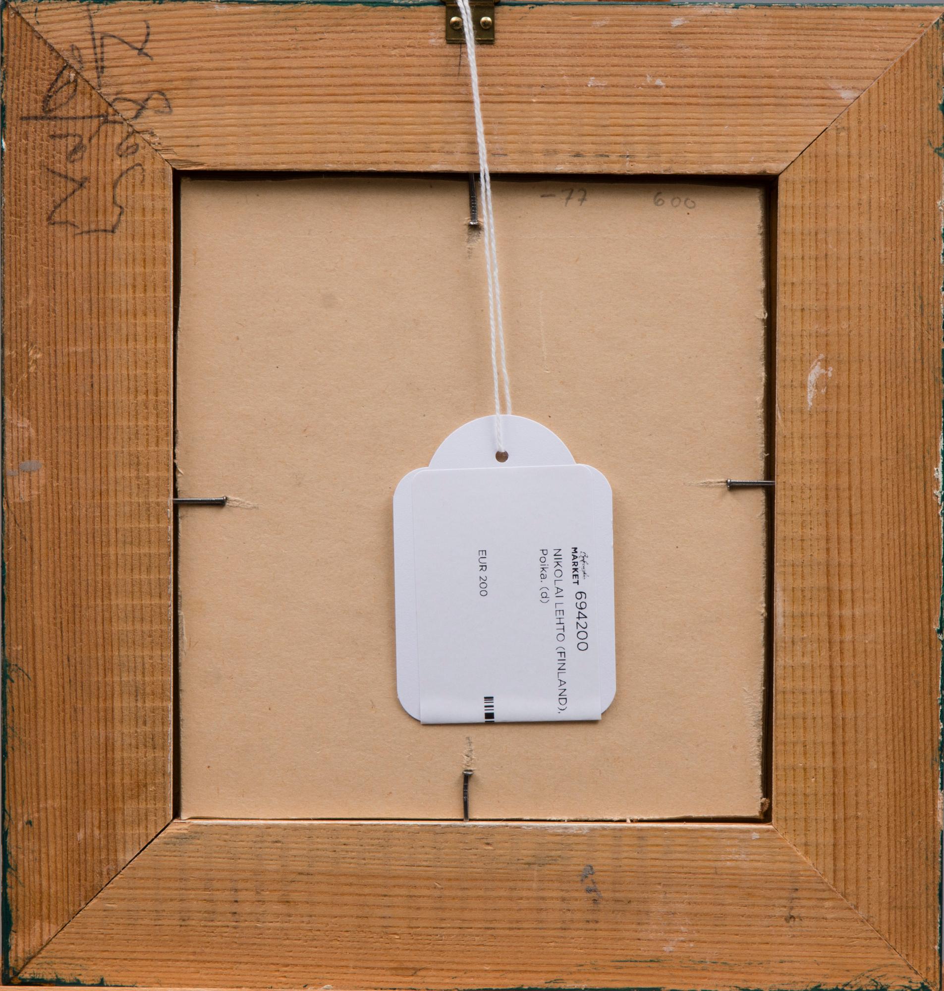 NIKOLAI LEHTO, olja på skiva, signerad och daterad -76.