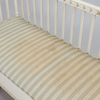 Sohva, kustavilaistyylinen, 1900-luvun alku.