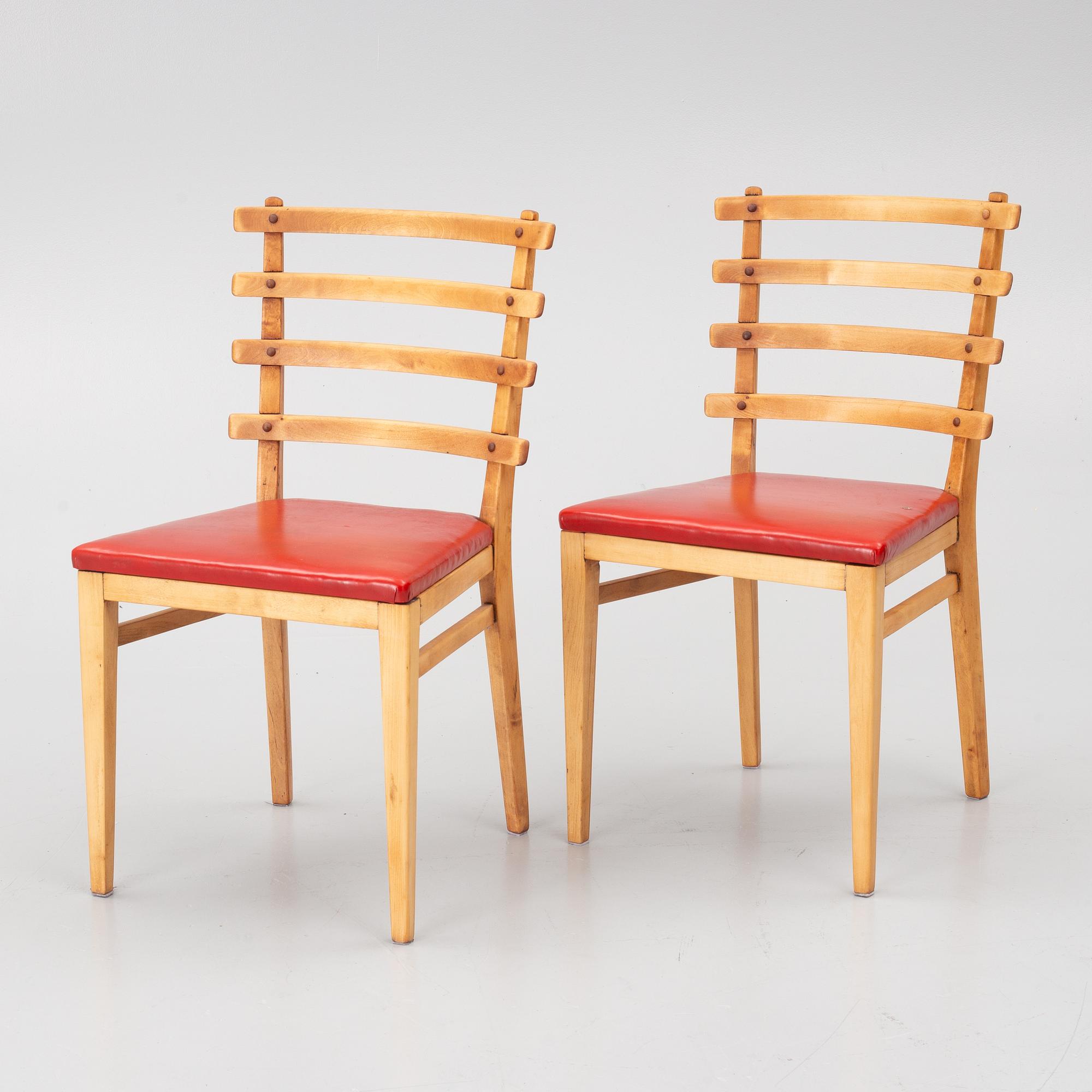 Otto Schulz, stolar, ett par, Boet, 1930-40-tal.