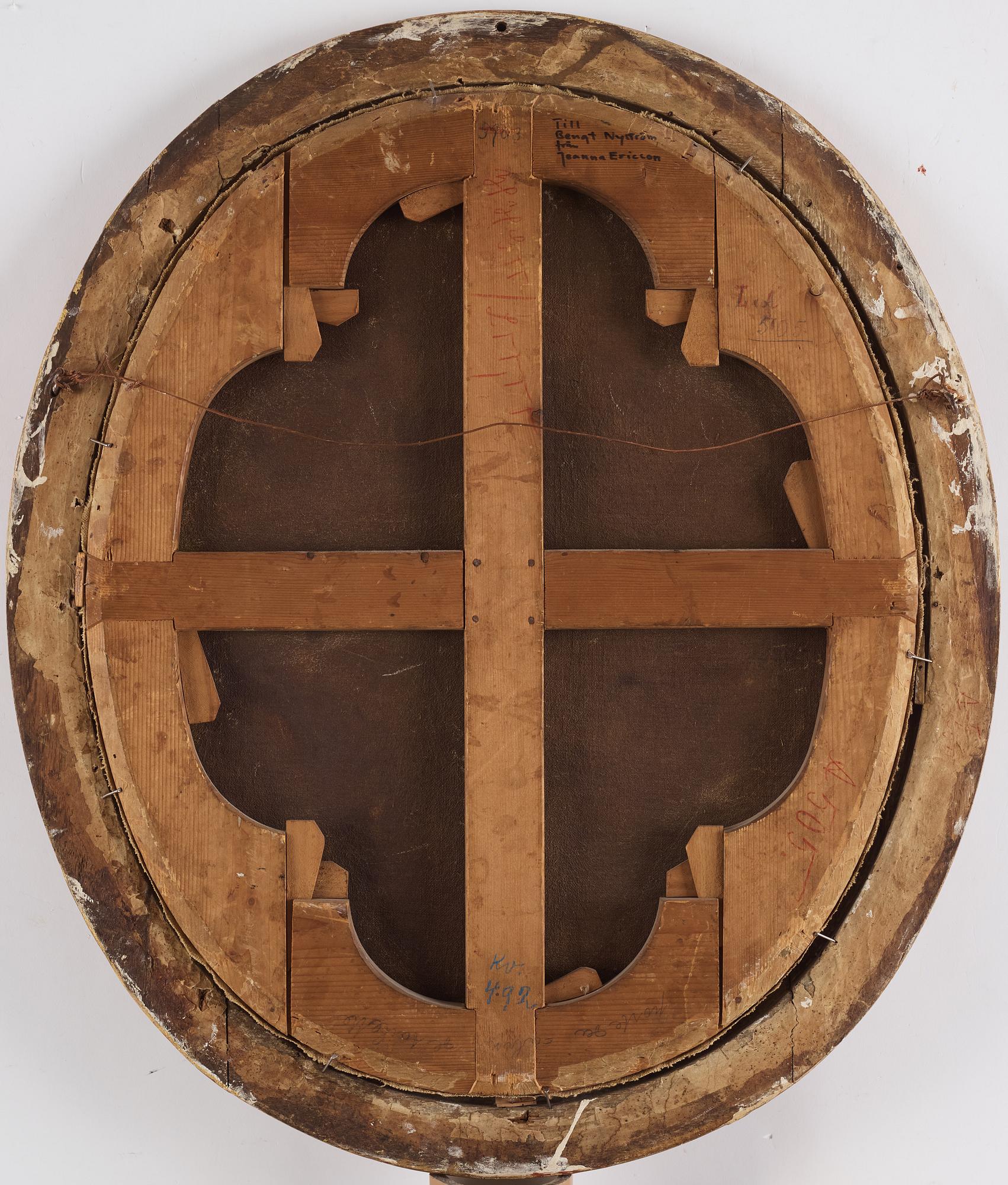 Okänd konstnär, 1700-tal, Mansporträtt.