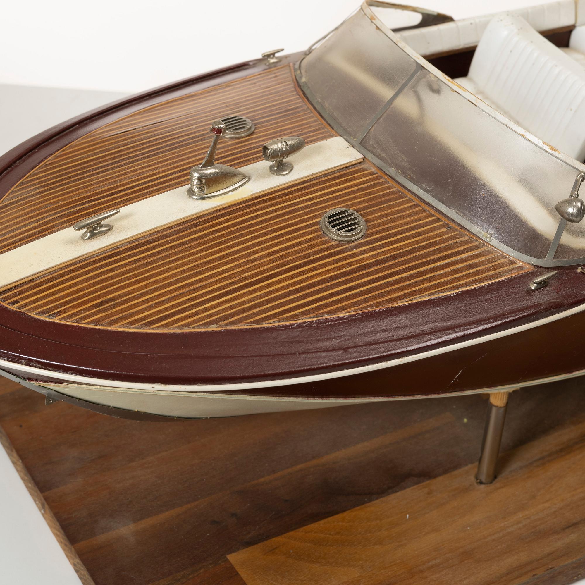 Båtmodell, 1900-tal.