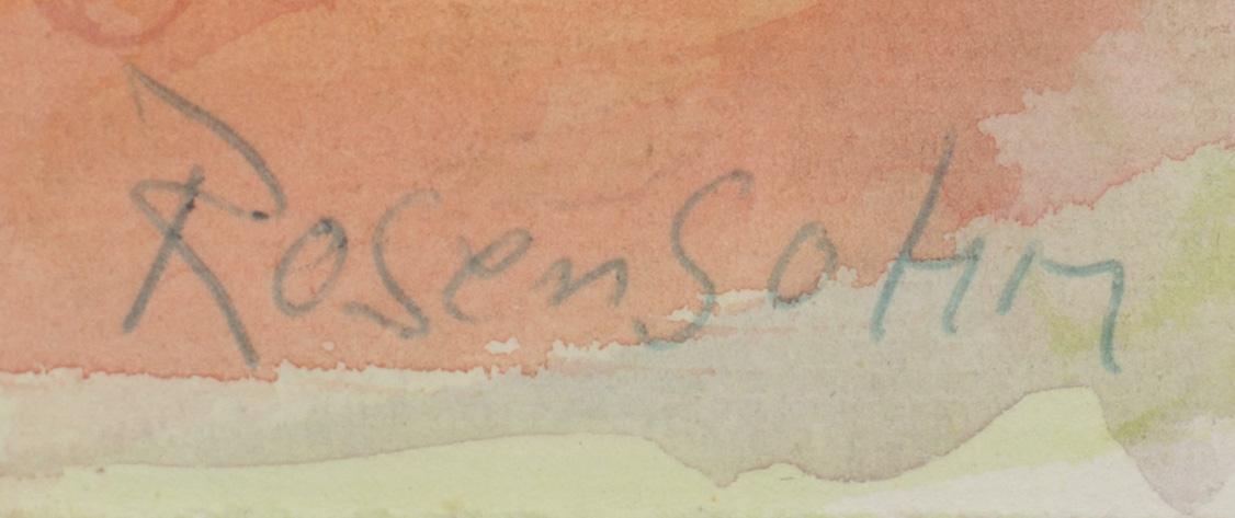 LENNART ROSENSOHN, watercolour, signed.